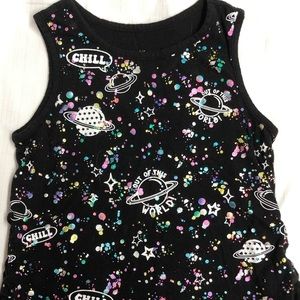 Justice size 8 tank with tie up sides